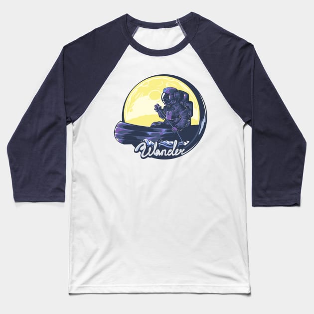 AstroWanderer Baseball T-Shirt by Enzai